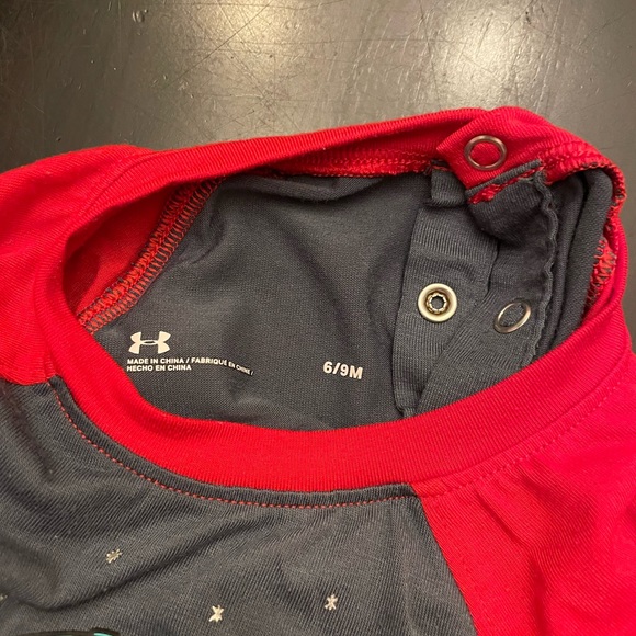 Snowman Baseball Under Armour outfit EUC 6-9 months - Picture 6 of 7